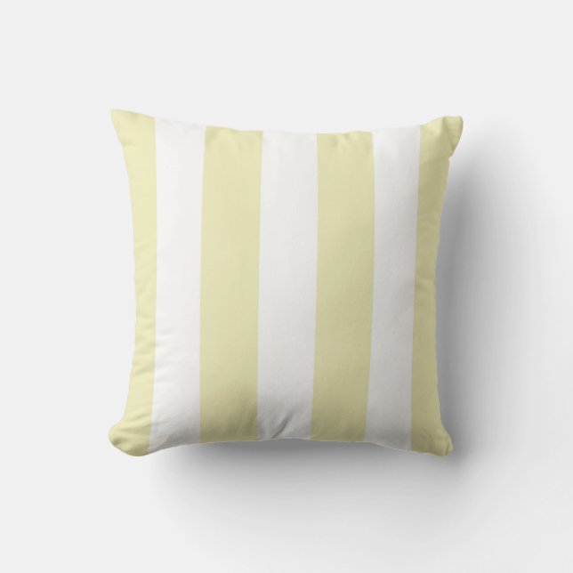 Coussin Citron et brun (Recto)