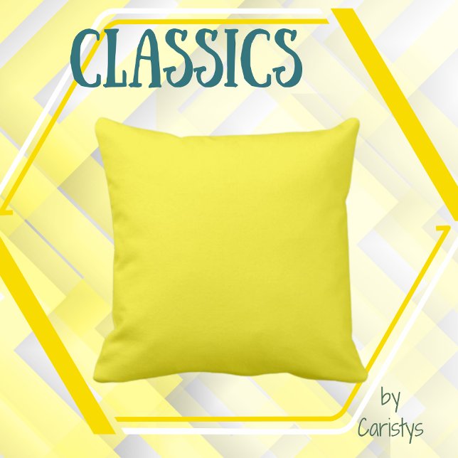 Coussin Citron jaune à l'intérieur (Créateur téléchargé)