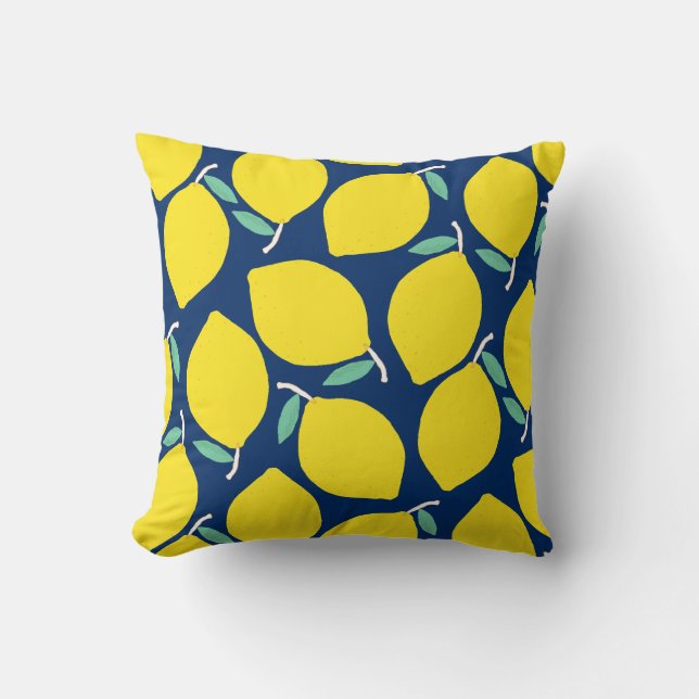 Coussin Citrons doux (Recto)