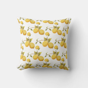 Coussin Citrons vintages frais : Conception simpliste