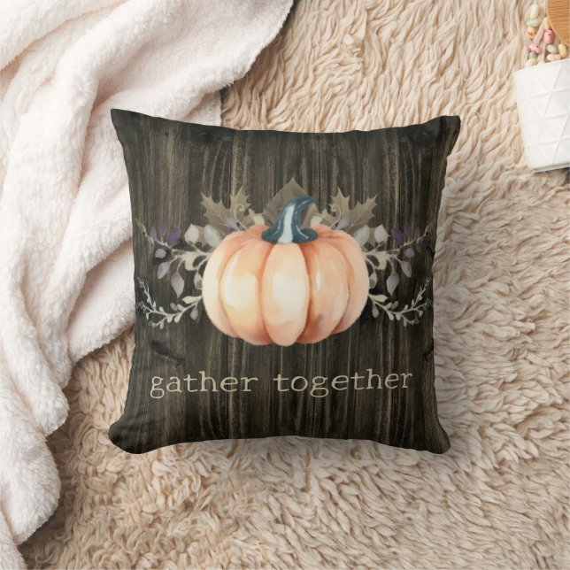 Coussin Citrouille Aquarelle (Couverture)
