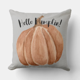 Coussin Citrouille automne