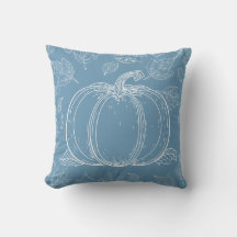 Citrouille Bleu Automne Thanksgiving Halloween