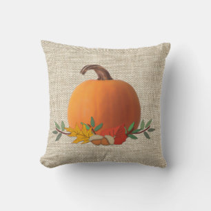 Coussin Citrouille d'automne