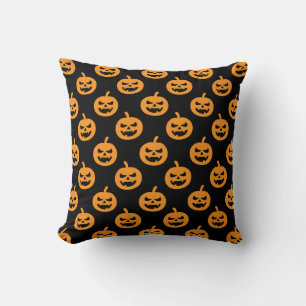 Coussin Citrouille de Jack O Lantern Motif Halloween Effra