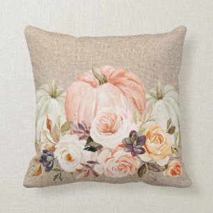 Coussin Citrouille de Shabby Chic Floral