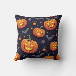 Coussin Citrouille d'Halloween Cushion
