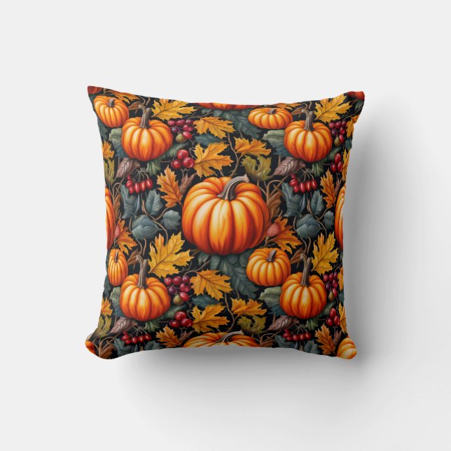 Coussin Citrouille Fantaisie (Recto)