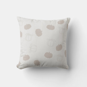 Coussin Citrouille gris automne saison automne Motif