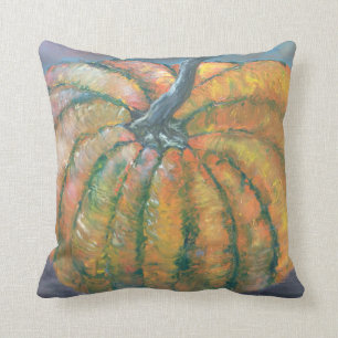 Coussin Citrouille orange