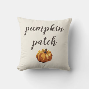Coussin Citrouille Patch Automne Halloween Jeu d'oreiller