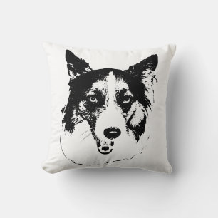 Coussin Citrouille Patch Smile