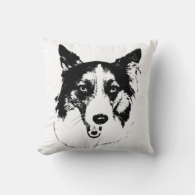 Coussin Citrouille Patch Smile (Recto)
