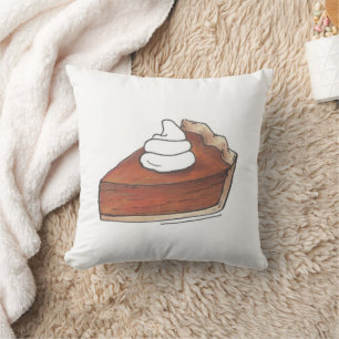 Coussin Citrouille Pie Slice Thanksgiving Food Dessert Bak
