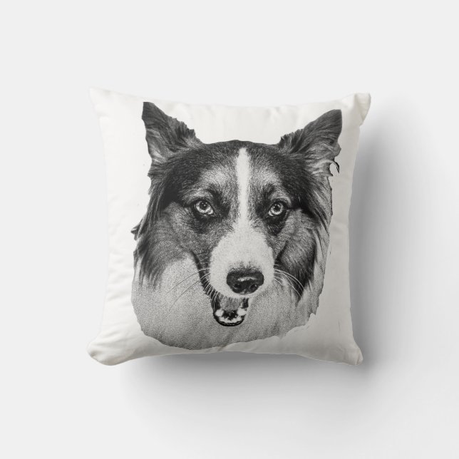 Coussin Citrouille Porch Grin (Recto)