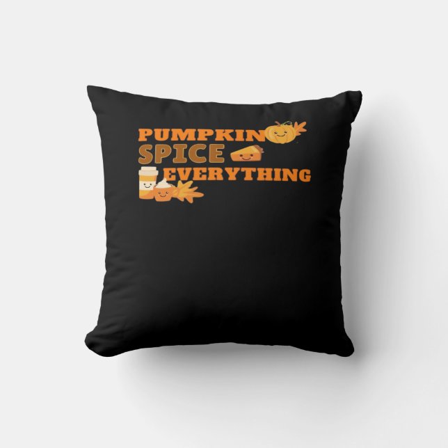 Coussin Citrouille Spice Everything Classic Slogan Citatio (Recto)