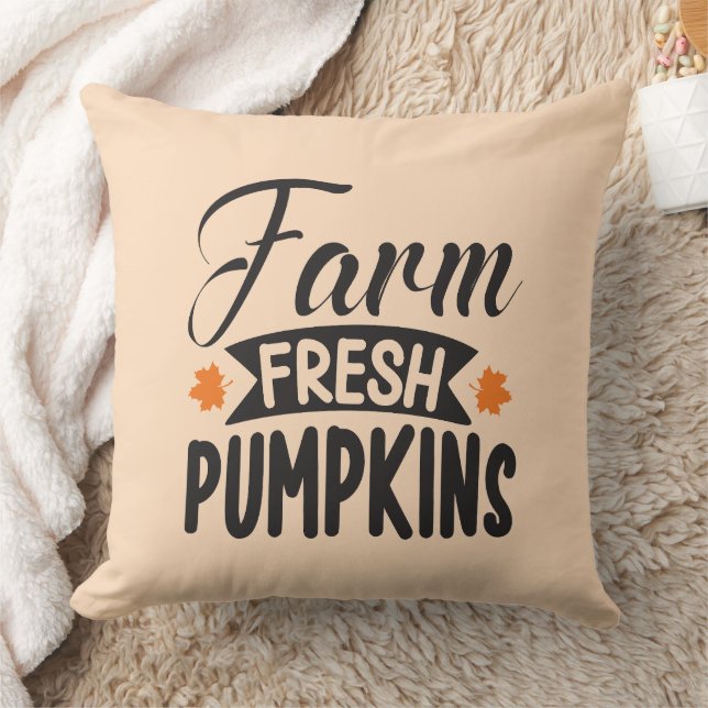 Coussin Citrouilles frais de ferme (Couverture)