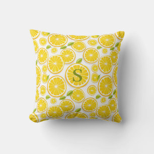 Coussin Citrus citron