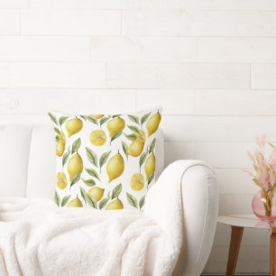 Coussin Citrus citron citron citron
