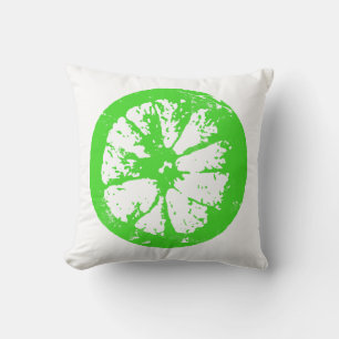 Coussin Citrus Slice Lime Pillow