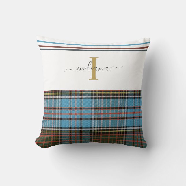 Coussin Clan de tatouage plaqué Monogramme Anderson (Recto)