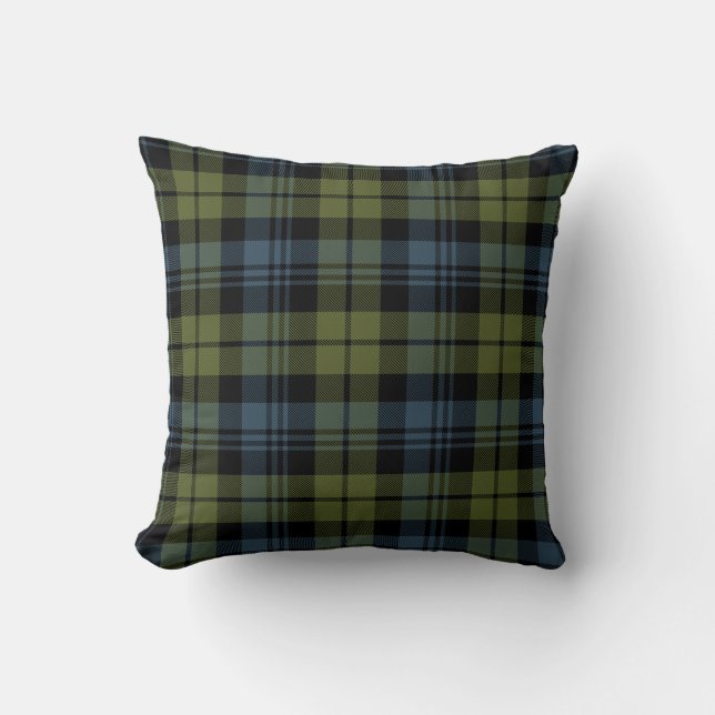 Coussin Clan écossais Campbell Tartan Plaid (Recto)