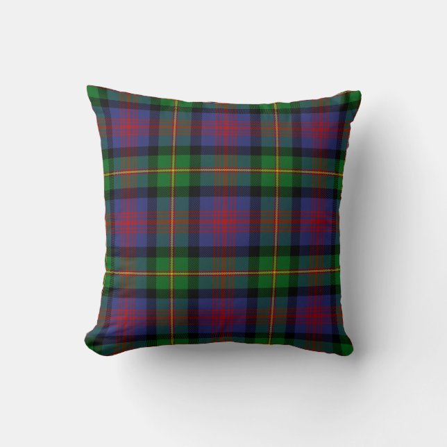 Coussin Clan écossais Logan Tartan Plaid (Recto)