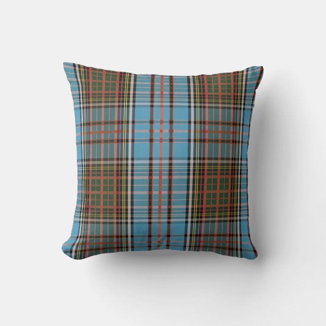 Coussin Clan Rustique Classique Plaid Anderson Tartan (Recto)