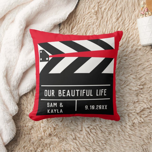 Coussin Clapboard de film - Clapboard - Clapboard personna (Couverture)