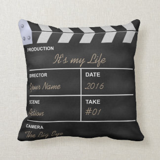 Coussin Clapet de cinéma "C'est ma vie"