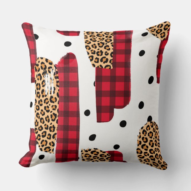 Coussin Clash confortable et sauvage (Recto)