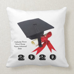 Coussin Classe de 2020 Jour des Graduations par Janz 20x20