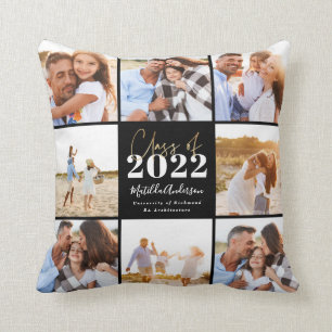 Coussin classe de photographie de graduation en écriture 
