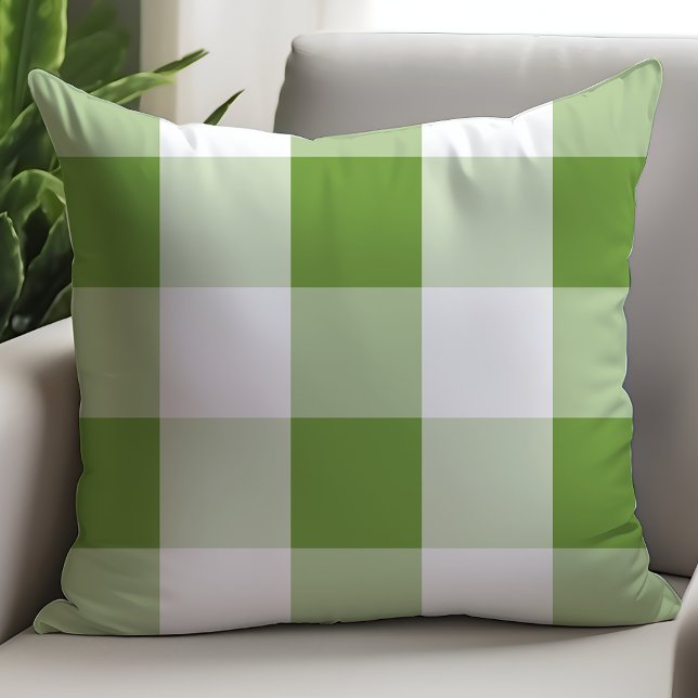 Coussin Classic Green Buffalo Check (Créateur téléchargé)