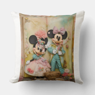 Coussin Classic Love Mickey&Minnie Sweetheart Throw oreill