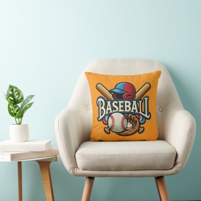 Coussin Classique Baseball Essentials / Stylish Retro Lege (Chaise)