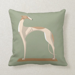 Coussin classique de jet de lévrier