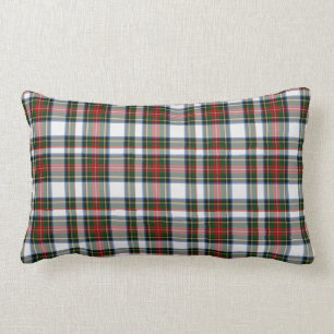 Coussin classique de plaid de tartan de robe de
