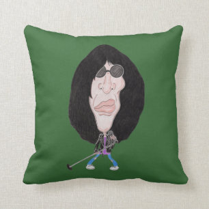 Coussin classique des années 80 de punk rock de