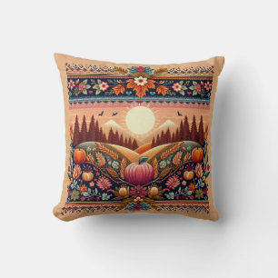Coussin Classique Fair Isle d'automne