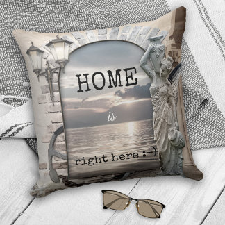 Coussin classique italien Nautical Pastel