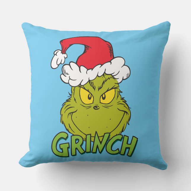 Coussin Classique Le Grinch | Mauvais ou gentil (Recto)