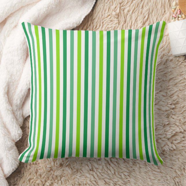 Coussin Classique motif rayé vertical à plusieurs largeurs (Couverture)