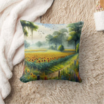 Classy Country Cottage Floral Art Peinture