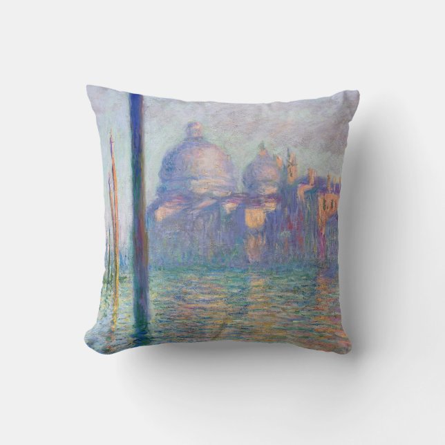 Coussin Claude Monet - Grand Canal, Venise (Recto)