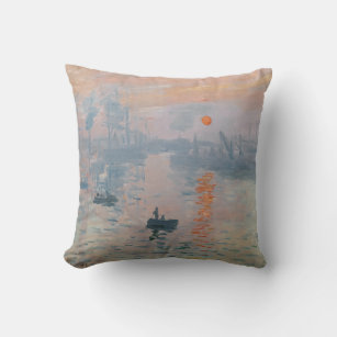 Coussin Claude Monet - Impression, lever de soleil