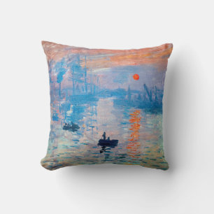 Coussin Claude Monet - Impression, soleil levant