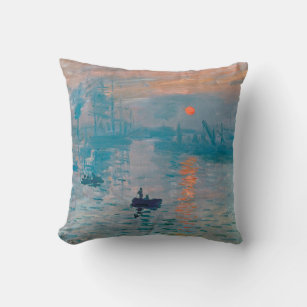 Coussin Claude Monet Impression Sunrise Français