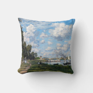 Coussin Claude Monet - Le Bassin à Argenteuil