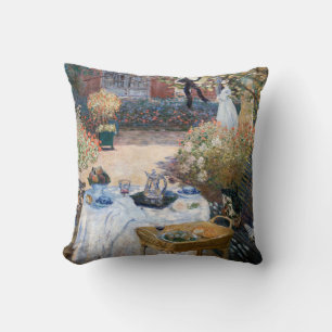 Coussin Claude Monet - Le déjeuner, panneau décoratif